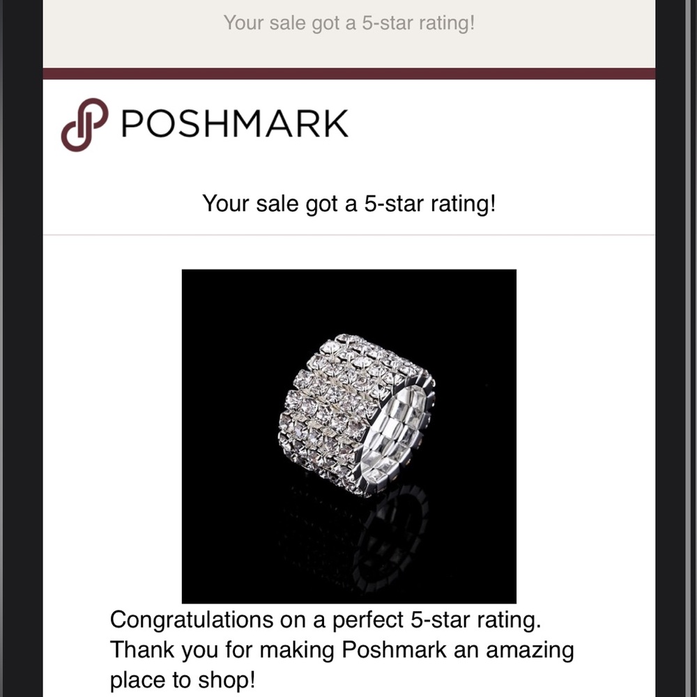 New Rhinestone Diamond Bling Ring - Picture 7 of 8